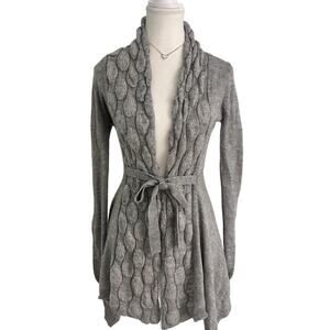 Say What Made In USA Longline 2000s Vintage Grey Belt To Wrap In Size Women’s M